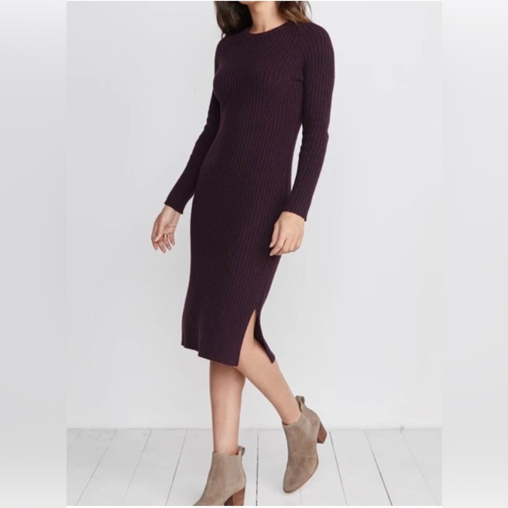 Marine layer knitted rib sweater dress. Size S - Picture 2 of 12